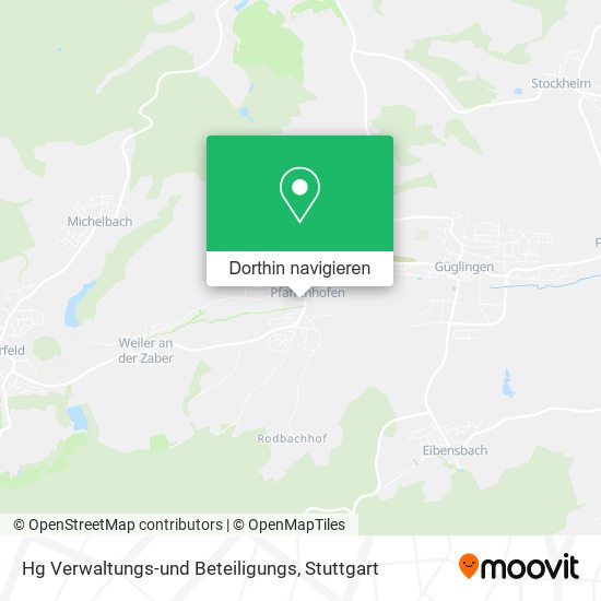 Hg Verwaltungs-und Beteiligungs Karte