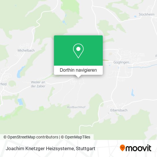 Joachim Knetzger Heizsysteme Karte