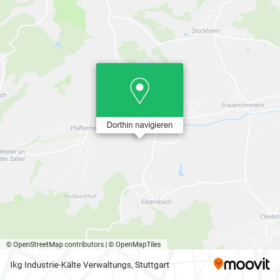 Ikg Industrie-Kälte Verwaltungs Karte