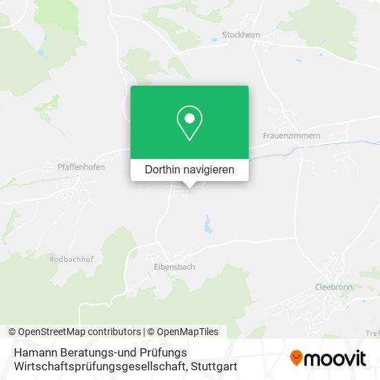 Hamann Beratungs-und Prüfungs Wirtschaftsprüfungsgesellschaft Karte