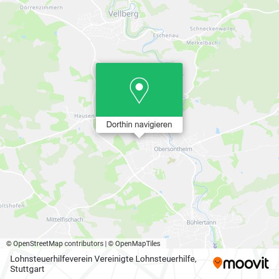 Lohnsteuerhilfeverein Vereinigte Lohnsteuerhilfe Karte