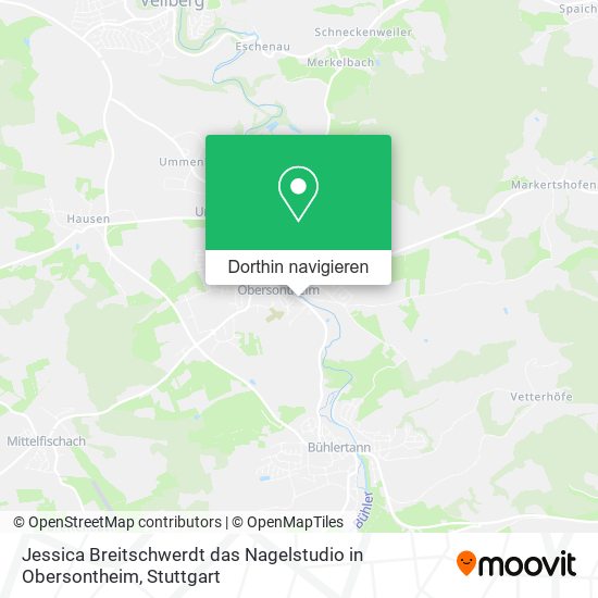 Jessica Breitschwerdt das Nagelstudio in Obersontheim Karte