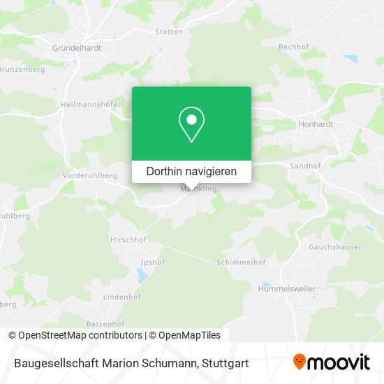 Baugesellschaft Marion Schumann Karte