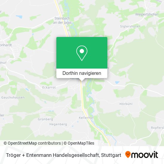 Tröger + Entenmann Handelsgesellschaft Karte