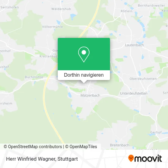 Herr Winfried Wagner Karte