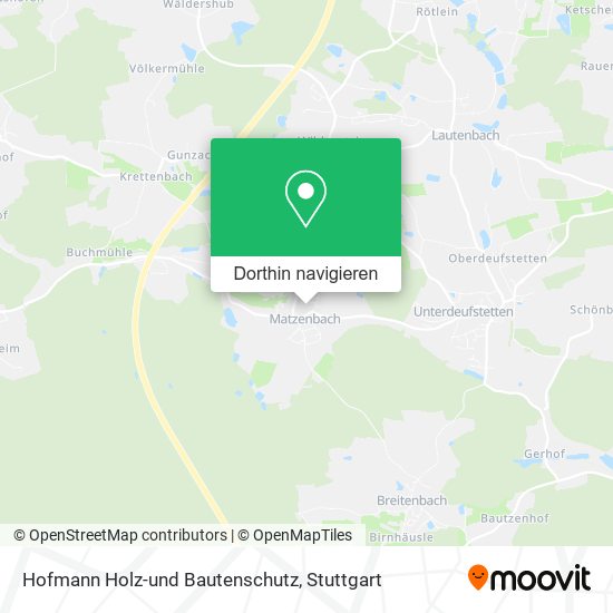 Hofmann Holz-und Bautenschutz Karte