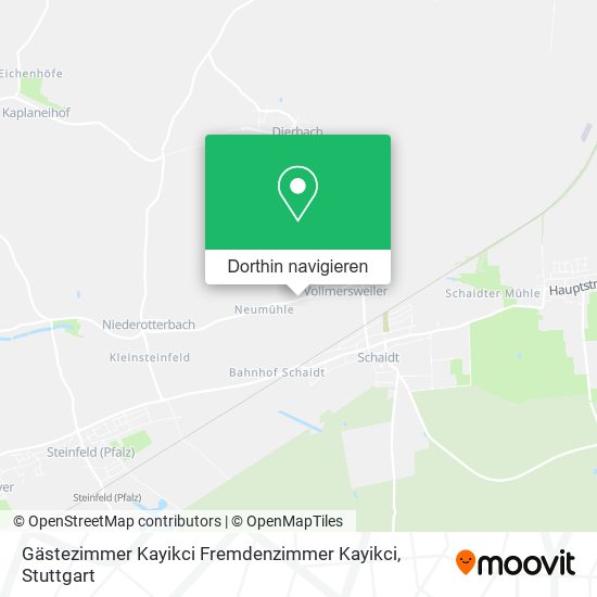 Gästezimmer Kayikci Fremdenzimmer Kayikci Karte