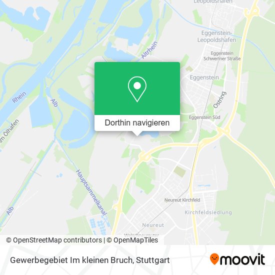 Gewerbegebiet Im kleinen Bruch Karte