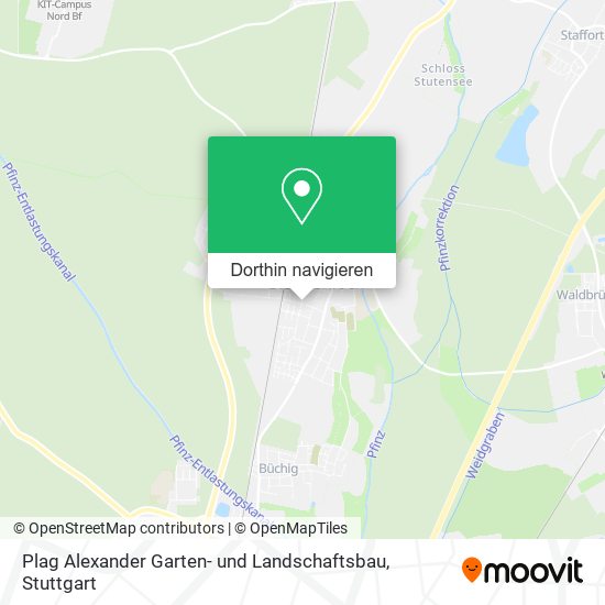 Plag Alexander Garten- und Landschaftsbau Karte