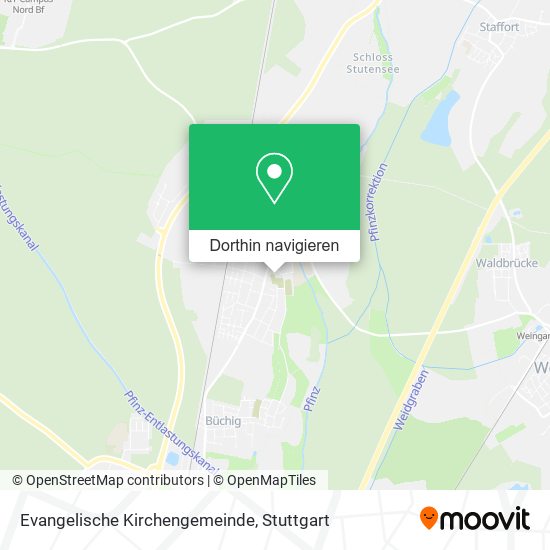 Evangelische Kirchengemeinde Karte