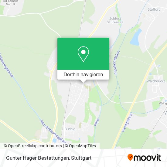 Gunter Hager Bestattungen Karte