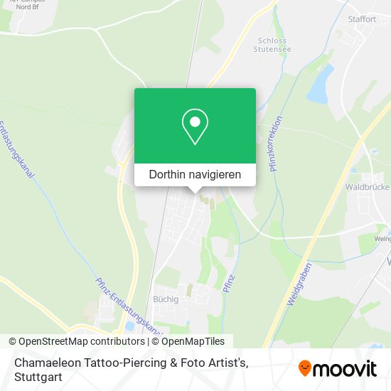 Chamaeleon Tattoo-Piercing & Foto Artist's Karte