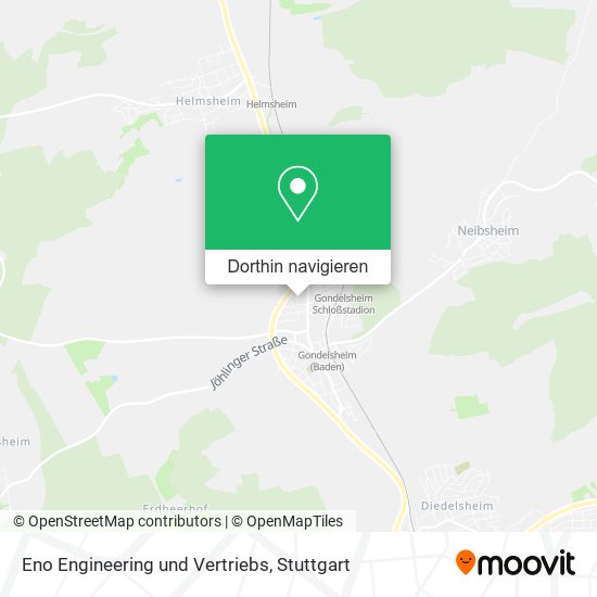 Eno Engineering und Vertriebs Karte