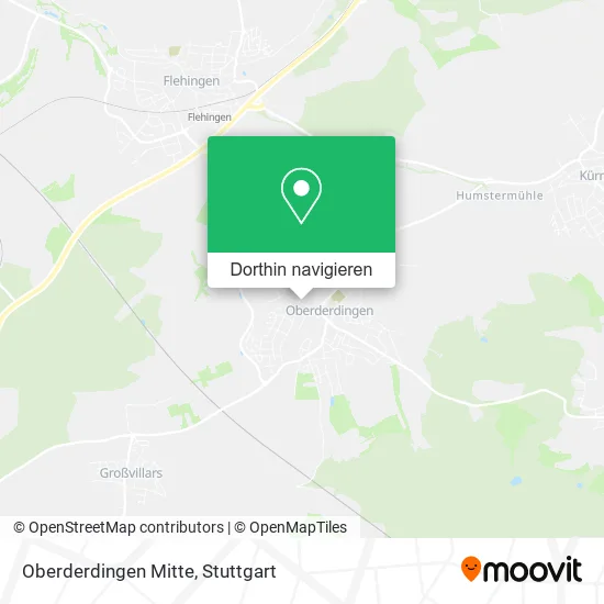 Oberderdingen Mitte Karte