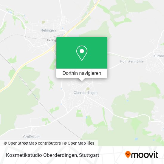 Kosmetikstudio Oberderdingen Karte