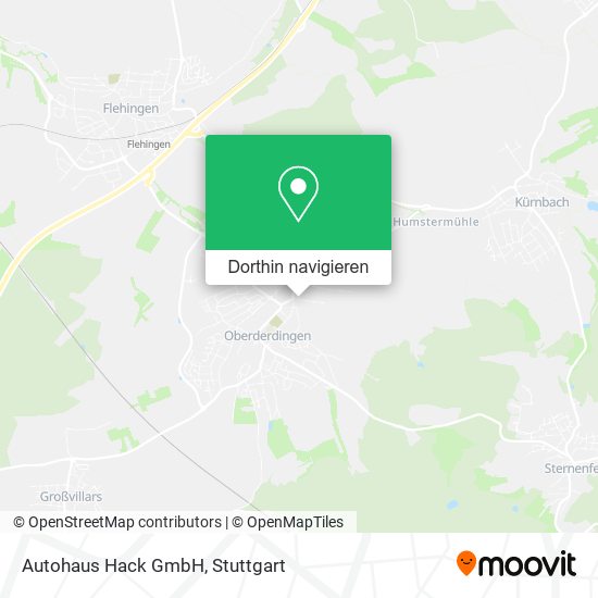 Autohaus Hack GmbH Karte