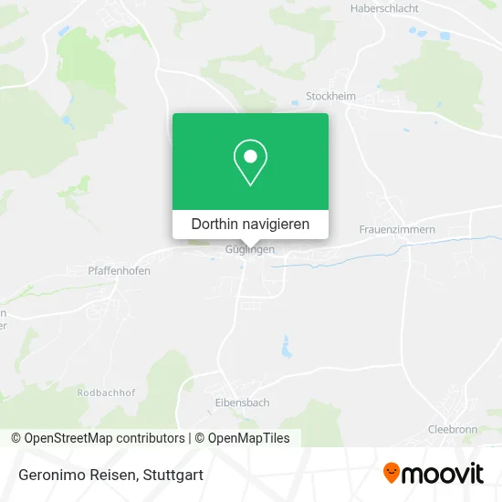 Geronimo Reisen Karte