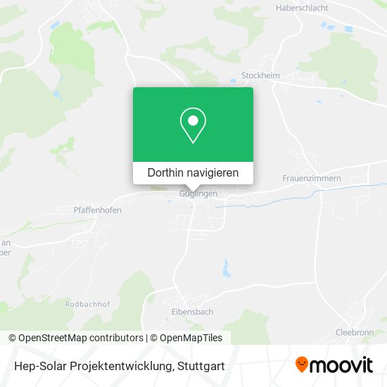 Hep-Solar Projektentwicklung Karte