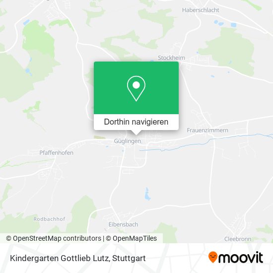 Kindergarten Gottlieb Lutz Karte