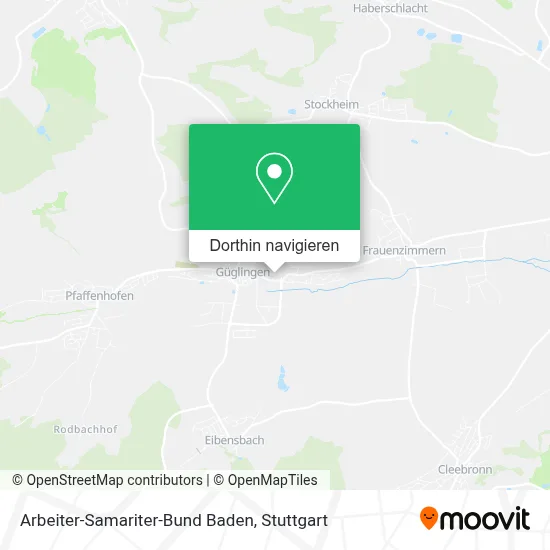 Arbeiter-Samariter-Bund Baden Karte