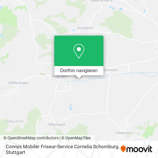 Connys Mobiler Friseur-Service Cornelia Schomburg Karte