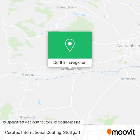 Ceratec International Coating Karte