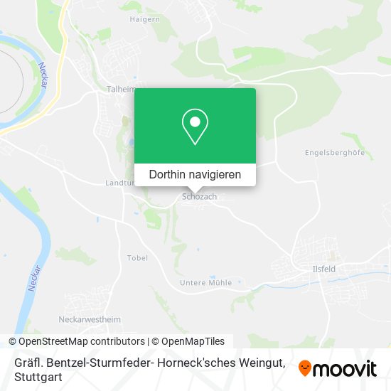 Gräfl. Bentzel-Sturmfeder- Horneck'sches Weingut Karte