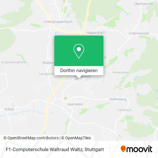 F1-Computerschule Waltraud Waltz Karte