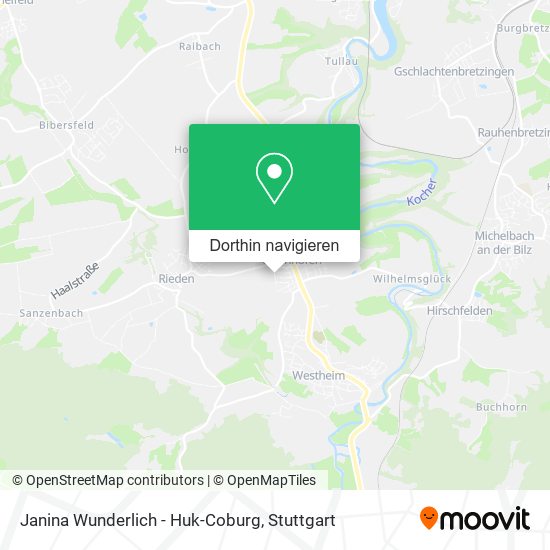 Janina Wunderlich - Huk-Coburg Karte