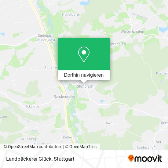 Landbäckerei Glück Karte