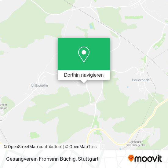 Gesangverein Frohsinn Büchig Karte
