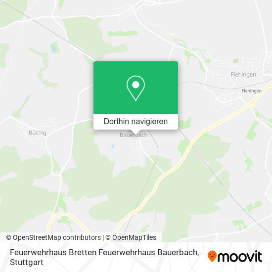 Feuerwehrhaus Bretten Feuerwehrhaus Bauerbach Karte