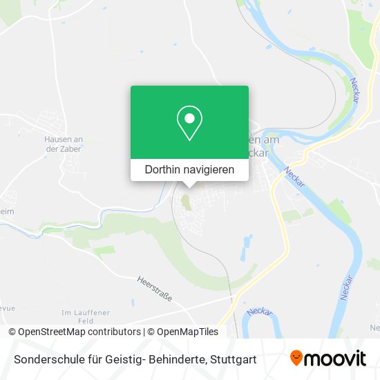 Sonderschule für Geistig- Behinderte Karte