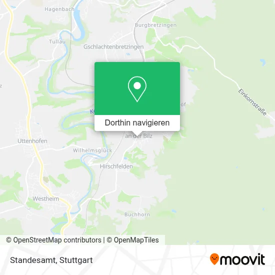 Standesamt Karte