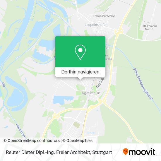 Reuter Dieter Dipl.-Ing. Freier Architekt Karte