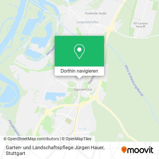 Garten- und Landschaftspflege Jürgen Hauer Karte