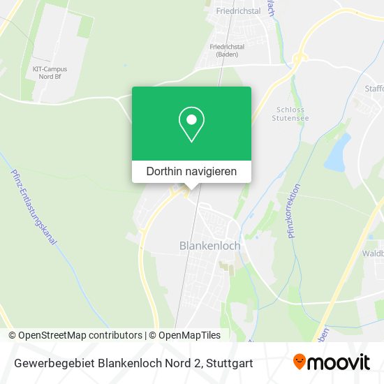Gewerbegebiet Blankenloch Nord 2 Karte