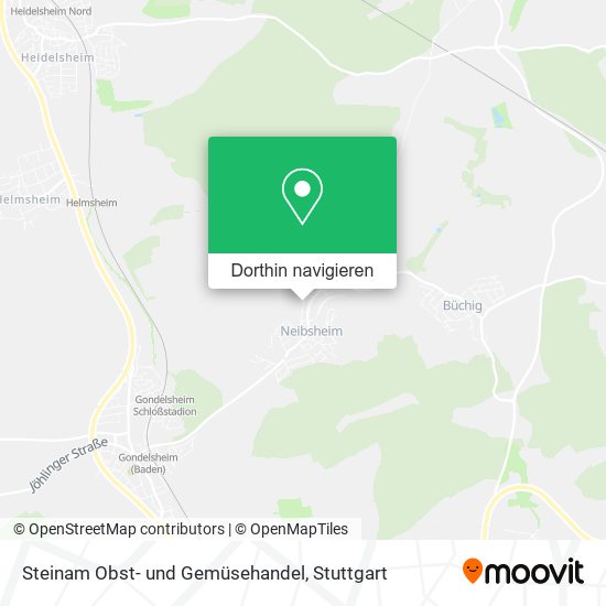 Steinam Obst- und Gemüsehandel Karte