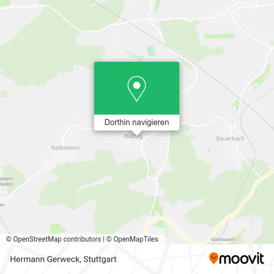 Hermann Gerweck Karte