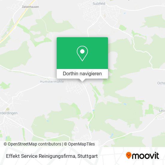 Effekt Service Reinigungsfirma Karte