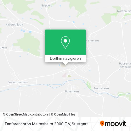 Fanfarencorps Meimsheim 2000 E V Karte