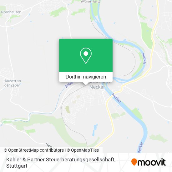 Kähler & Partner Steuerberatungsgesellschaft Karte
