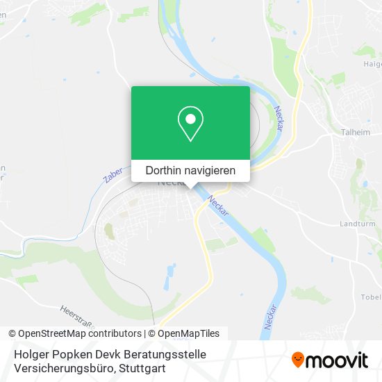 Holger Popken Devk Beratungsstelle Versicherungsbüro Karte