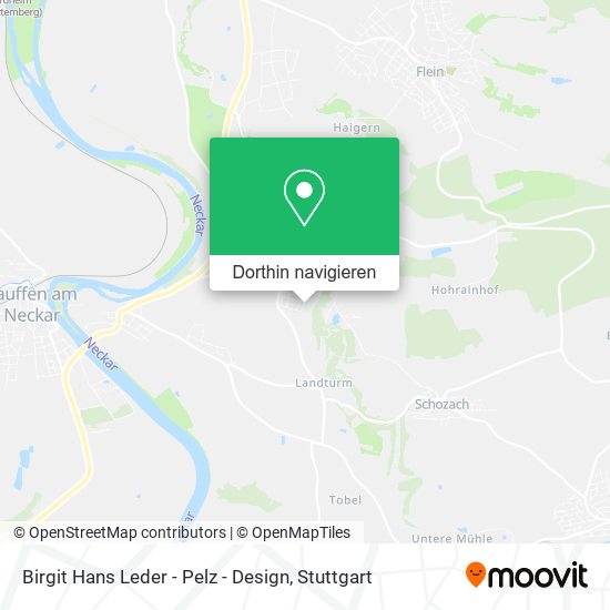 Birgit Hans Leder - Pelz - Design Karte