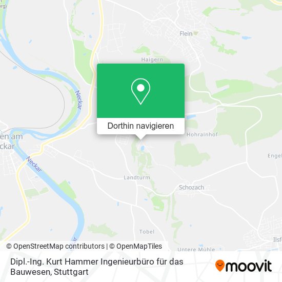 Dipl.-Ing. Kurt Hammer Ingenieurbüro für das Bauwesen Karte