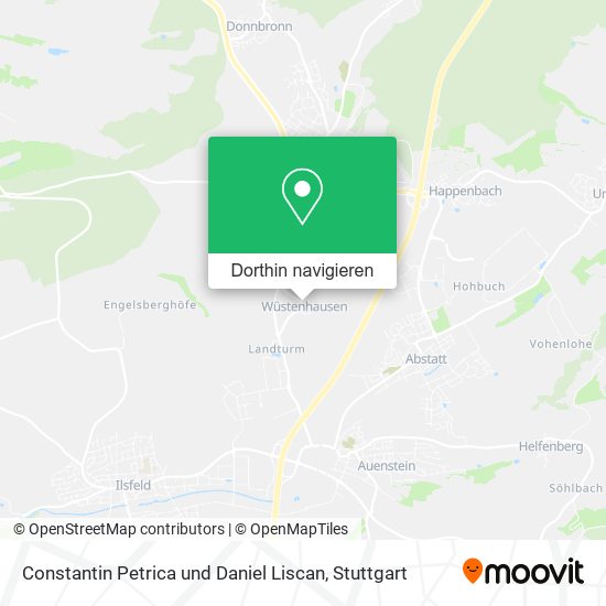 Constantin Petrica und Daniel Liscan Karte