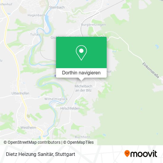 Dietz Heizung Sanitär Karte
