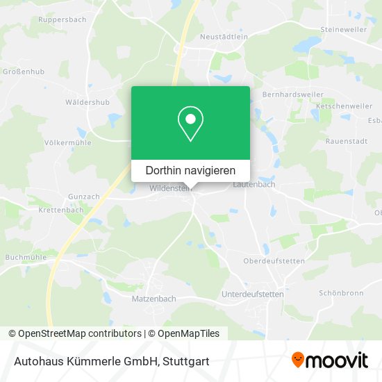 Autohaus Kümmerle GmbH Karte