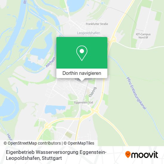 Eigenbetrieb Wasserversorgung Eggenstein-Leopoldshafen Karte