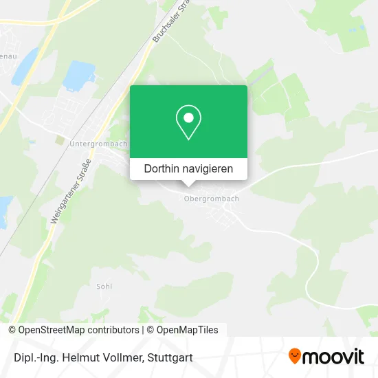 Dipl.-Ing. Helmut Vollmer Karte